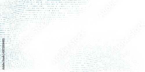 Modern Mesh Rectangle Vector Gradient Blue Color Halftone Background Staggered Dots Simple