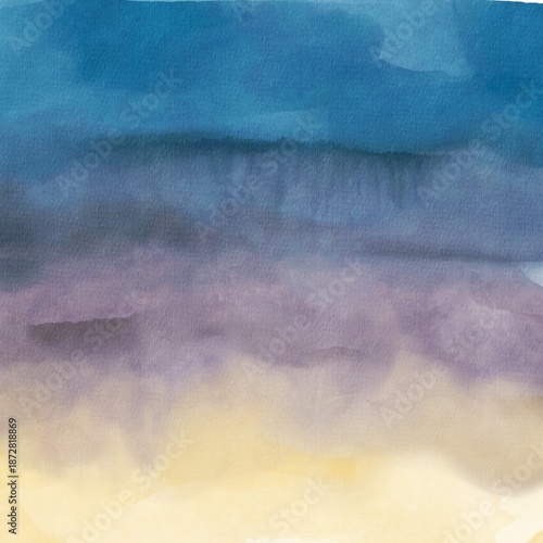 Soft watercolor gradient sky background