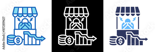 Market Stress triplestyle icon