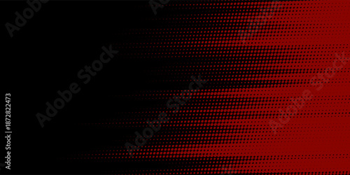 Halftone dots red and blue color pattern gradient grunge texture background. Dot pop art comic sport style vector illustration. modern background