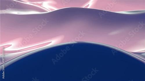 Vibrant abstract waves in purple and blue gradient