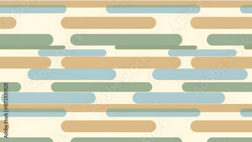 Abstract rounded dash pattern background with soft earthy pastel colors creating modern playful texture for branding and editorial design