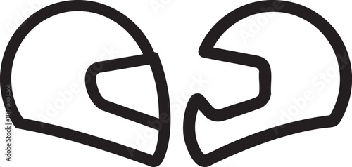 Broken Heart Puzzle Icon Illustration Representing Love Separation Emotional Pain And Relationship Symbol