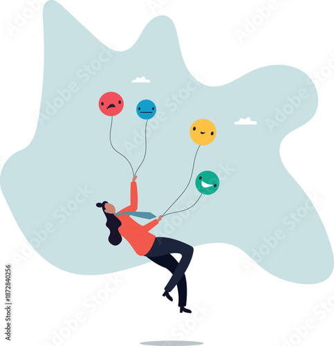 Emotional control and self regulation, stressed management or mental health awareness, feeling and expression.about a man and his life.