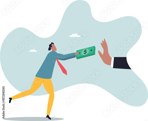 Stop Corruption, refusing to take bribery money.about a man and his life.