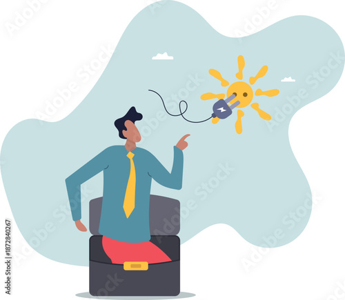 Solar sunlight energy, ecology natural power and energy to save the world.about a man and his life.