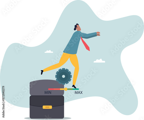 Paying extra bonus money to employee, special gift more salary or premium payment for high performance worker.about a man and his life.