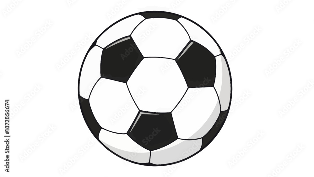 Fototapeta premium soccer ball isolated on white