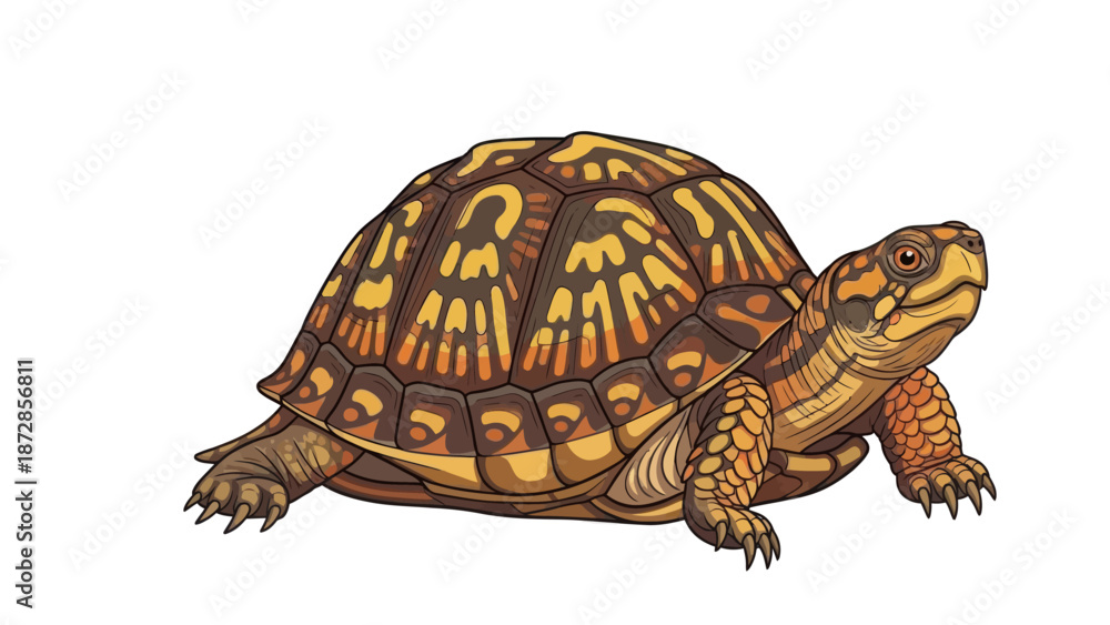 Obraz premium turtle isolated on white background