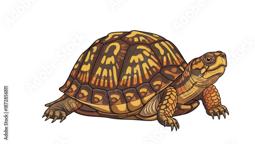 turtle isolated on white background