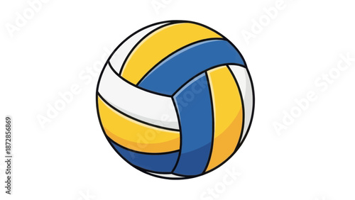 volleyball isolated on white background