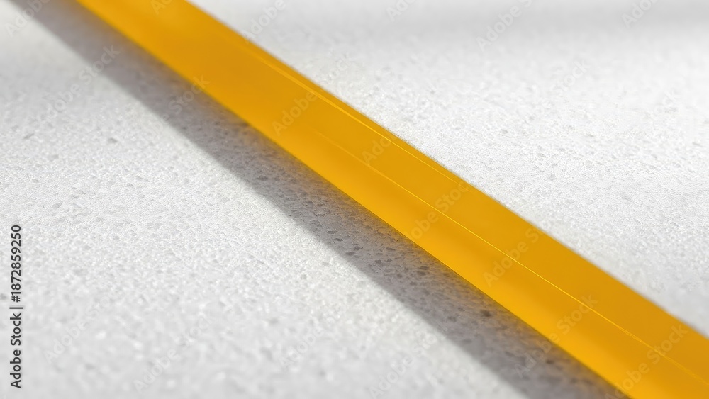 Fototapeta premium Close-up view of yellow tube