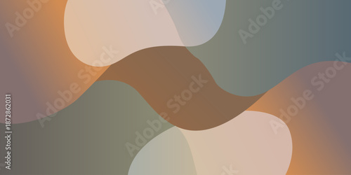 Soft Gradient Abstract Background with Organic Shapes and Modern Color Blend