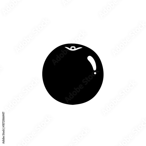 A single black sphere