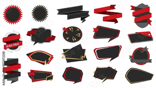 Dynamic collection of versatile graphic elements for modern marketing campaigns and promotional designs