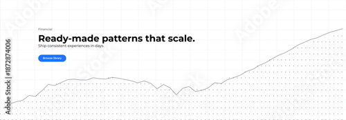 Financial Growth, Fintech Analytics, Rise Profit, Business Up Chart, Stock Candle, Development Invest, New Year Sale Plan, Company Benefit Money Visual Graphic for Presentation. Vector Illustration