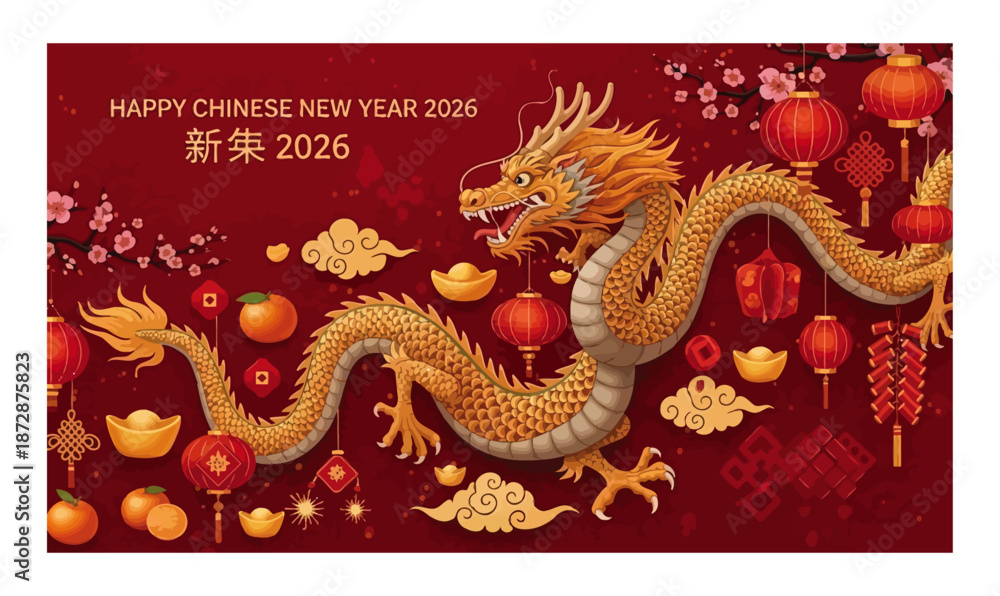 Fototapeta premium Celebration About Chinese New Year_26