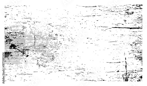 Horizontal grunge wood texture with distressed scratches and grain lines