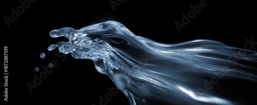 Translucent liquid dances in radiant glass evoking elegance and fluid beauty.