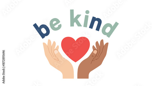 An illustrative graphic promoting universal kindness compassionate understanding across diverse human connections a powerful symbol of unity and