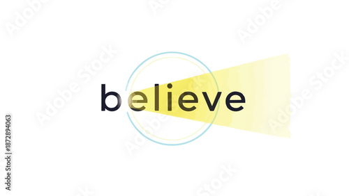 Illuminated concept of belief and insight, showcasing a guiding light towards understanding and positive thought