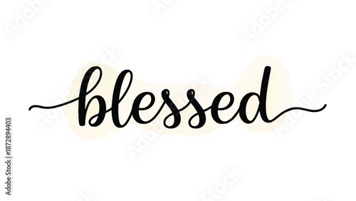 An elegant handwritten expression conveying deep gratitude and profound thankfulness through artistic calligraphic lettering, signifying good