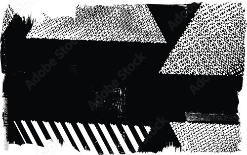 Print dither bitmaps urban background vector texture for game . Simply place overlay over any object to create pixel effect .Geometric retro layer for your design.