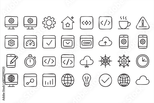 Application Performance Monitoring Icons for Developer Tools