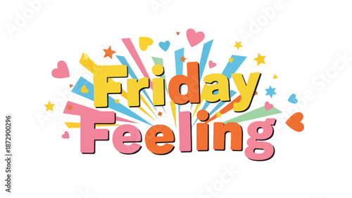 Vibrant celebratory illustration capturing the joyous anticipation of weekend freedom and relaxation