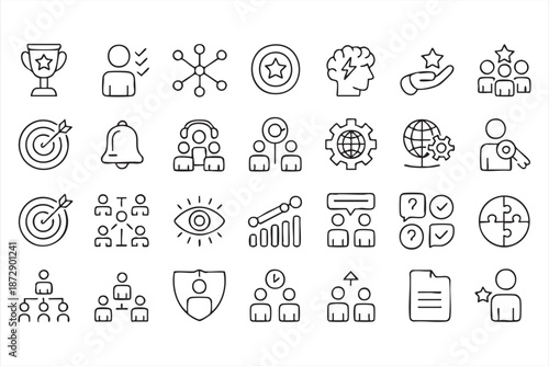 Social Like Comment and Review Icons for Digital Platforms