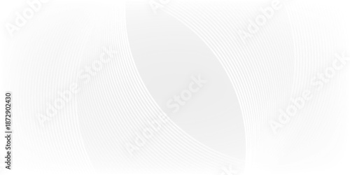 Abstract gray background with glowing curved lines. White sparkling swirl curved line design. Spiral lines. Geometric oval pattern.eps10