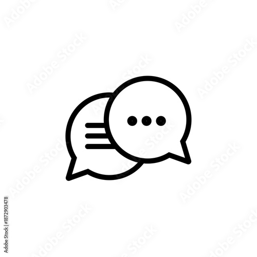 Chat bubble icon