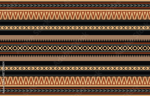 Ethnic tribal african colorful stripe background. Seamless tribal pattern, folk embroidery, tradition geometric  ornament. Traditional design for fabric, textile, print, rug, paper, carpet