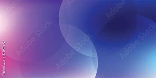 Abstract Blue And Purple Gradient With Soft Circles And Glowing Orbs For Modern Design EPS10