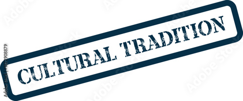 Cultural Tradition Grungy Rubber Stamp Impression for Preserving Heritage and Local Customs
