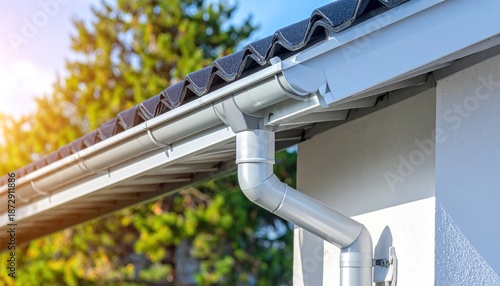 House gutter system.