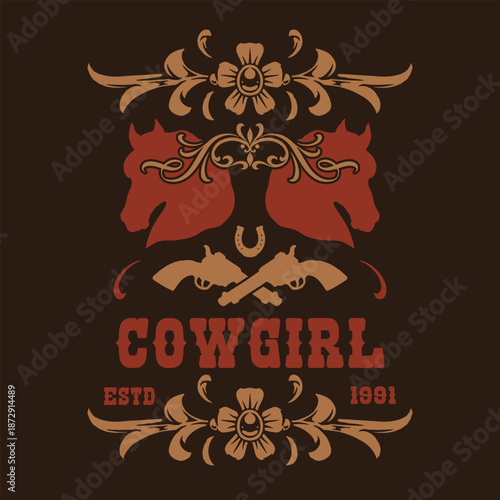 Vintage cowgirl style