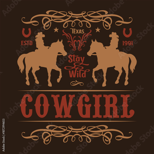 Stay wild cowgirl design