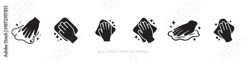 Wash Icon Vector Isolated Clean vector on White Background.  vector illustration