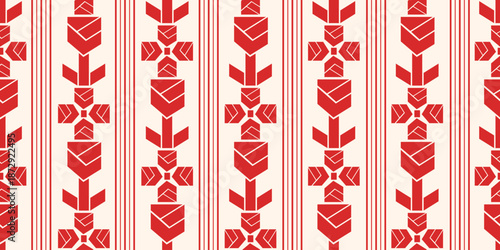 Modern vector living room Wallpaper print. Trendy Geometric abstract flowers wall decor textile Wallpaper printing design. EPS 10