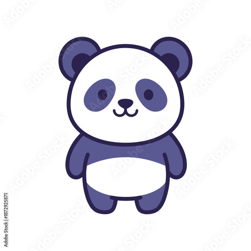 Adorable Cartoon Panda Bear Illustration