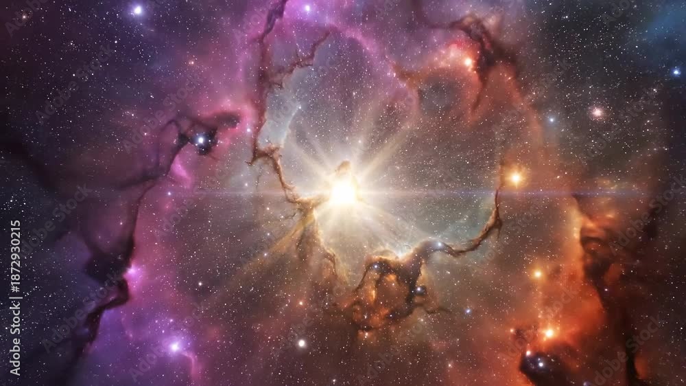 custom made wallpaper toronto digitalCosmic nebula illuminated by starlight in a deep space panorama