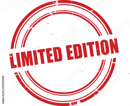 A limited edition stamp signifies exclusivity and a special unique product offering