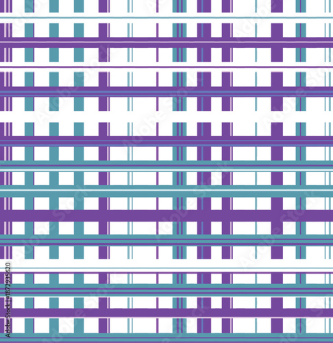 This engaging grid pattern presents intertwining purple and light blue lines forming a visually captivating design