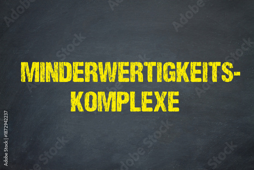 Fotografía Minderwertigkeitskomplexe
