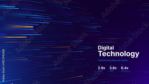 Big Data Flow AI Dots Particles Background. Digital Neural Network. Concept of Artificial Intelligence Technology Machine Deep Learning. Digital Communication. Science Technology Vector.