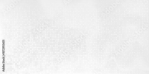 Dot white gray wave light technology texture background. Abstract big data digital concept