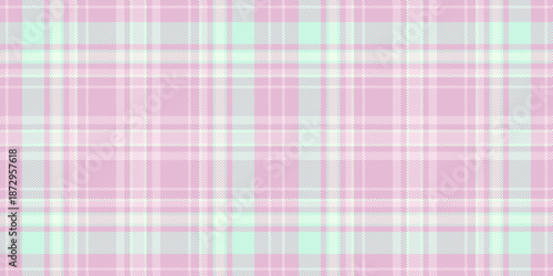 Us plaid texture pattern, difficult tartan seamless check. Purchase vector textile fabric background in light and honey dew colors.