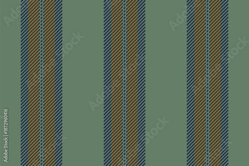 Cibrous stripe vertical pattern, rough seamless texture lines. Dopular fabric vector background textile in pastel and orange colors.