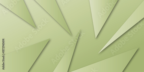 Modern Layered Paper Art Background With Triangle Geometry And Soft Lighting